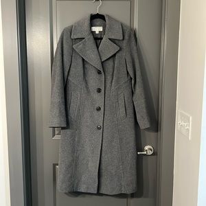 Anne Klein wool long coat